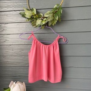 Urban Outfitters Pink strappy tie shoulder tank XS